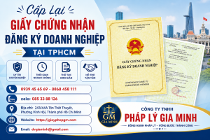 Cấp Lại Giấy Chứng Nhận Đăng Ký Doanh Nghiệp Tại TPHCM