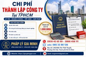 Chi Phí Thành Lập Công Ty Tại TPHCM