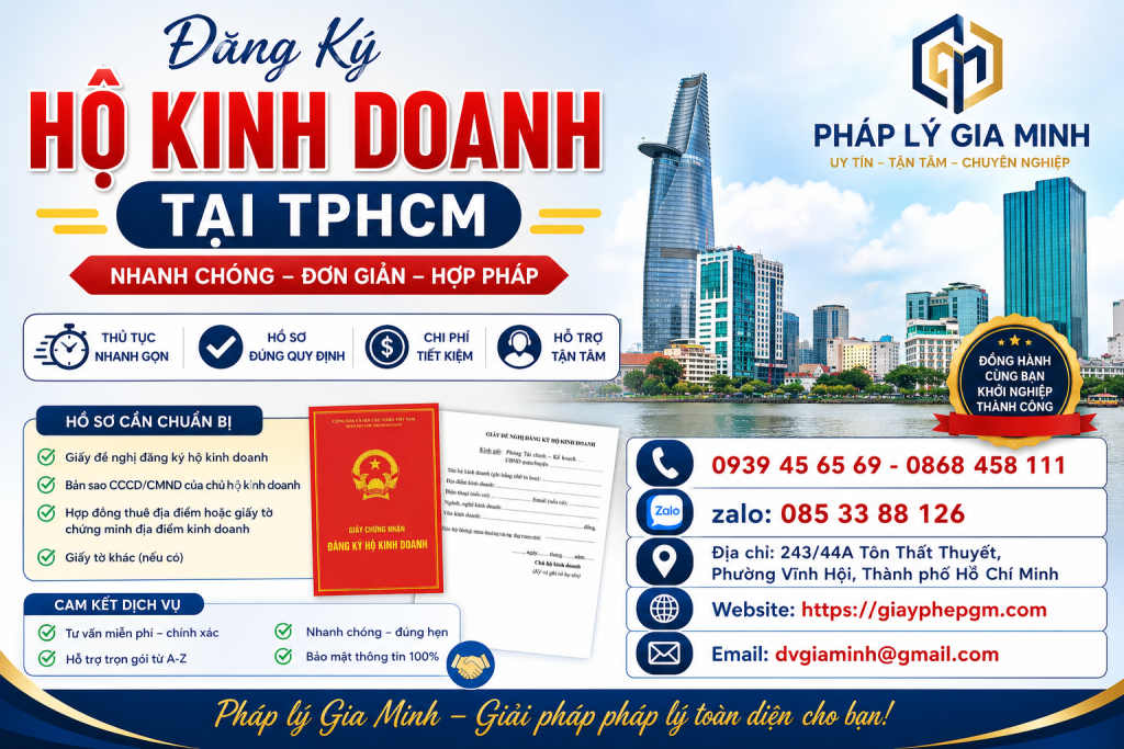 Đăng Ký Hộ Kinh Doanh Tại TPHCM