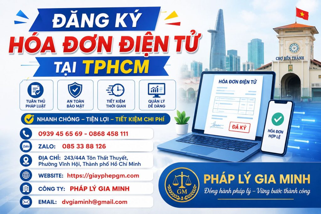 Đăng Ký Hóa Đơn Điện Tử Tại TPHCM