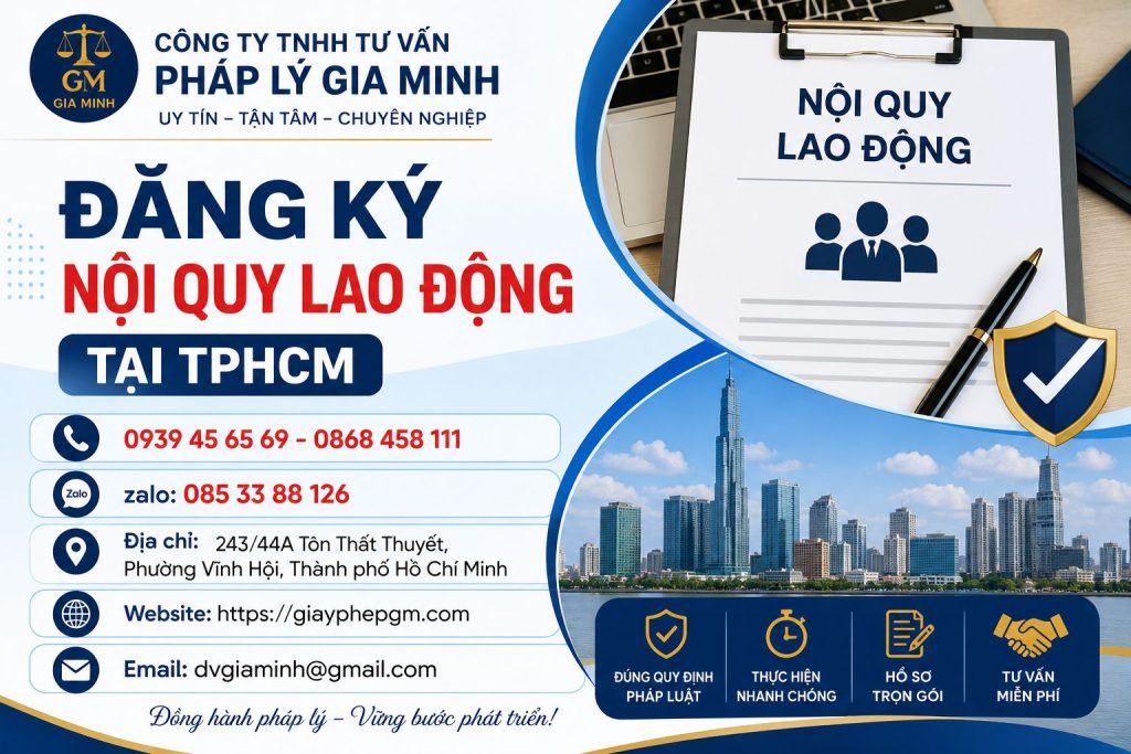 Đăng Ký Nội Quy Lao Động Tại TPHCM