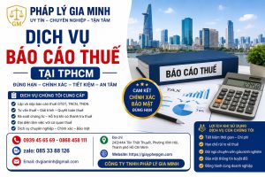 Dịch Vụ Báo Cáo Thuế Tại TPHCM