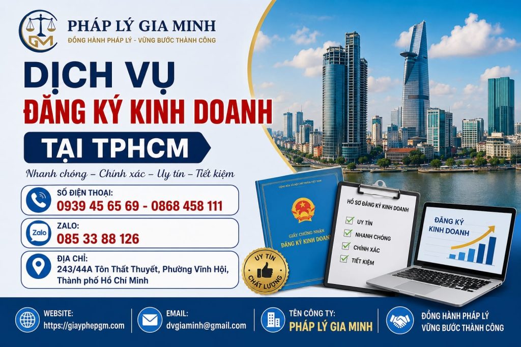 Dịch Vụ Đăng Ký Kinh Doanh Tại TPHCM