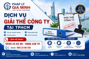 Dịch Vụ Giải Thể Công Ty Tại TPHCM