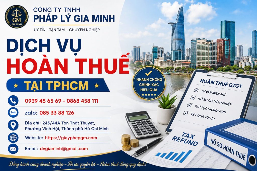 Dịch Vụ Hoàn Thuế Tại TPHCM Chuyên Nghiệp, Nhanh Chóng, Hiệu Quả 1 Dịch Vụ Hoàn Thuế Tại TPHCM