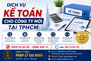 Dịch Vụ Kế Toán Cho Công Ty Mới Tại TPHCM