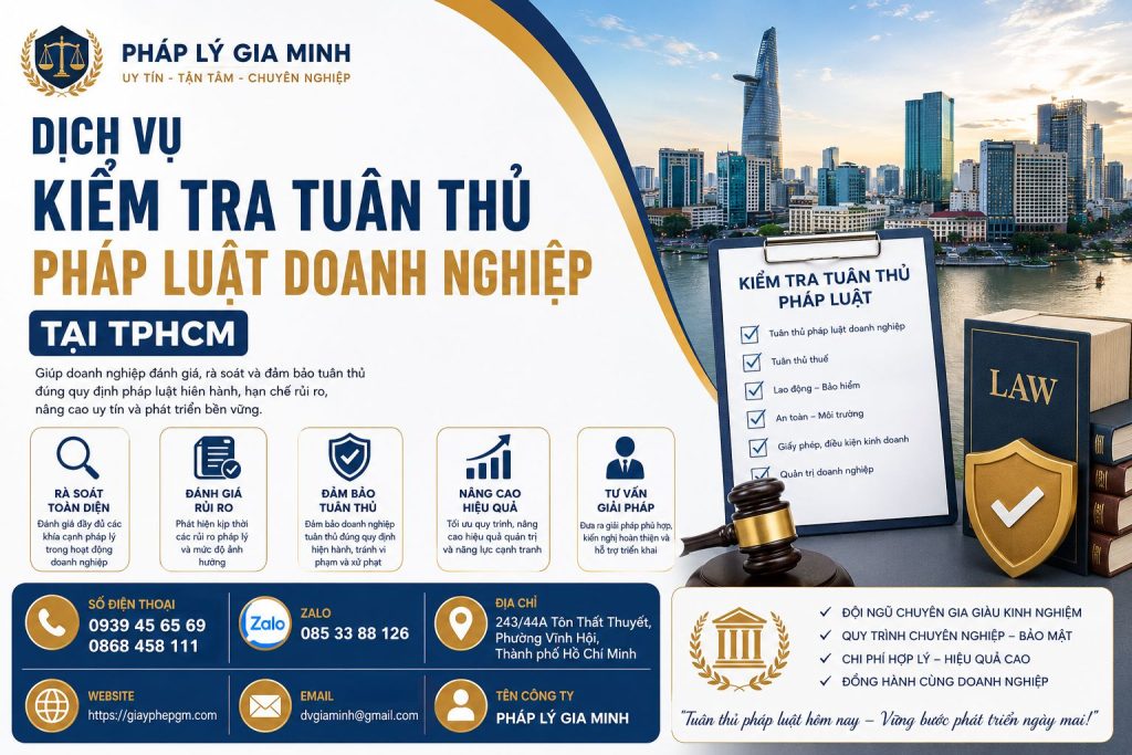 Dịch Vụ Kiểm Tra Tuân Thủ Pháp Luật Doanh Nghiệp Tại TPHCM