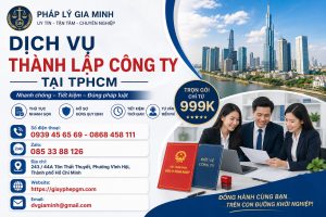 Dịch Vụ Thành Lập Công Ty Tại TPHCM