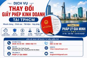 Dịch Vụ Thay Đổi Giấy Phép Kinh Doanh Tại TPHCM
