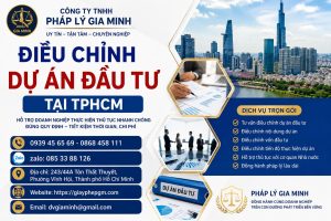 Điều Chỉnh Dự Án Đầu Tư Tại TPHCM
