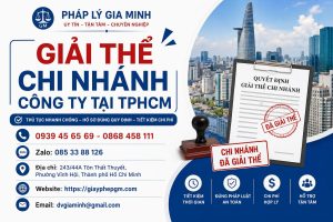 Giải Thể Chi Nhánh Công Ty Tại TPHCM