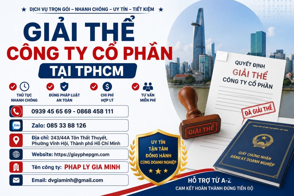 Giải Thể Công Ty Cổ Phần Tại TPHCM