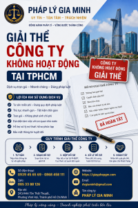 Giải Thể Công Ty Không Hoạt Động Tại TPHCM