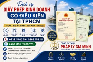 Giấy Phép Kinh Doanh Có Điều Kiện Tại TPHCM