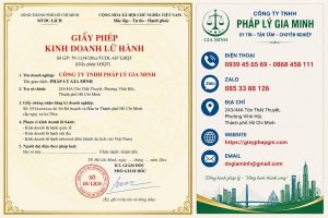 Giấy Phép Kinh Doanh Lữ Hành Tại TPHCM