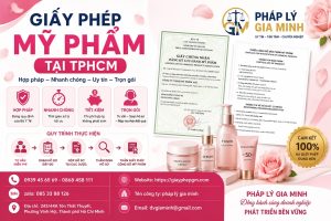 Giấy Phép Mỹ Phẩm Tại TPHCM