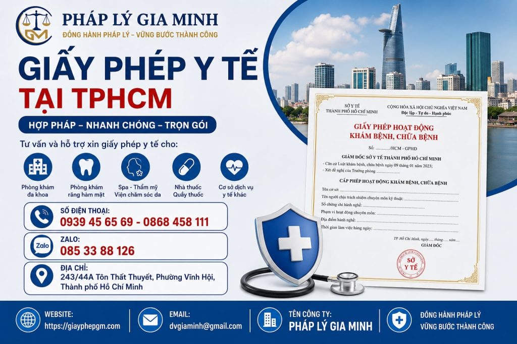 Giấy Phép Y Tế Tại TPHCM – Thủ Tục Xin Cấp Phép Nhanh Chóng Và Đúng Quy Định 1 Giấy Phép Y Tế Tại TPHCM
