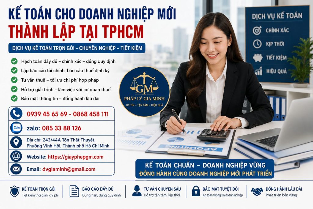 Kế Toán Cho Doanh Nghiệp Mới Thành Lập Tại TPHCM Chuyên Nghiệp, Tiết Kiệm Chi Phí 1 Kế Toán Cho Doanh Nghiệp Mới Thành Lập Tại TPHCM