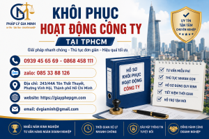 Khôi Phục Hoạt Động Công Ty Tại TPHCM