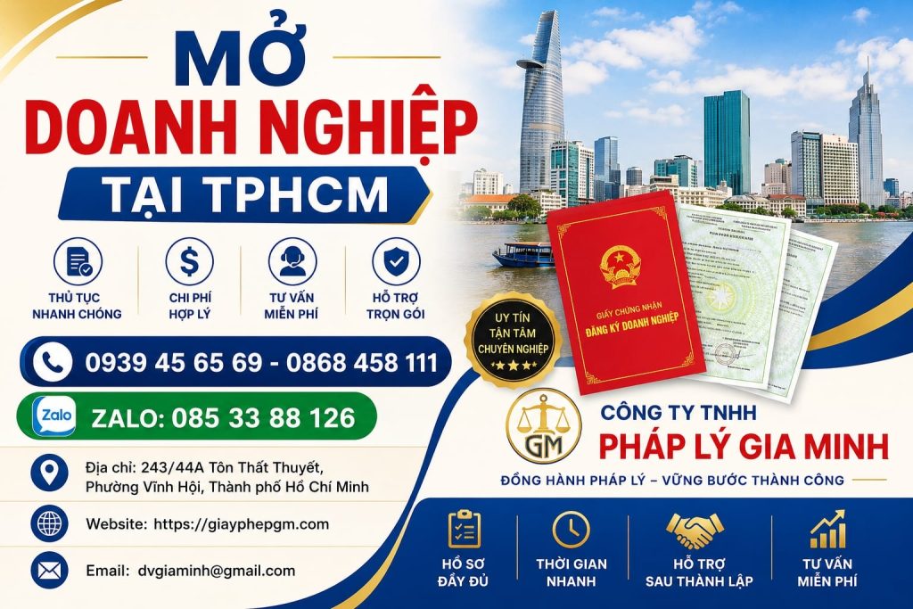 Mở Doanh Nghiệp Tại TPHCM