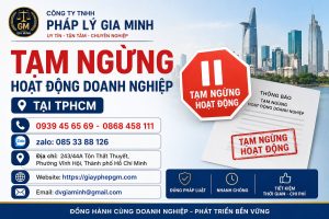 Tạm Ngừng Hoạt Động Doanh Nghiệp Tại TPHCM