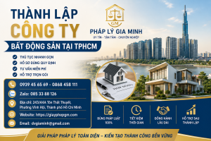 Thành Lập Công Ty Bất Động Sản Tại TPHCM