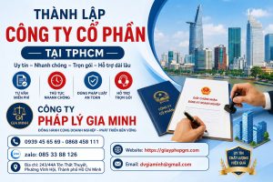 Thành Lập Công Ty Cổ Phần Tại TPHCM