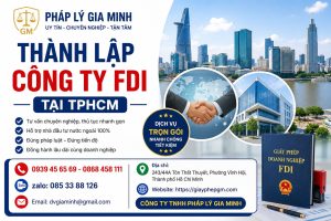 Thành Lập Công Ty FDI Tại TPHCM