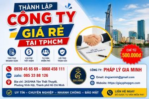 Thành Lập Công Ty Giá Rẻ Tại TPHCM