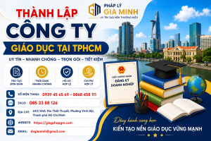 Thành Lập Công Ty Giáo Dục Tại TPHCM