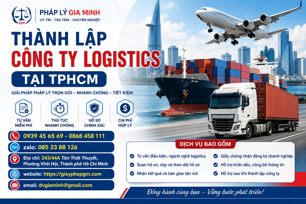 Thành Lập Công Ty Logistics Tại TPHCM – Thủ Tục Nhanh Chóng, Đúng Quy Định 1 Thành Lập Công Ty Logistics Tại TPHCM