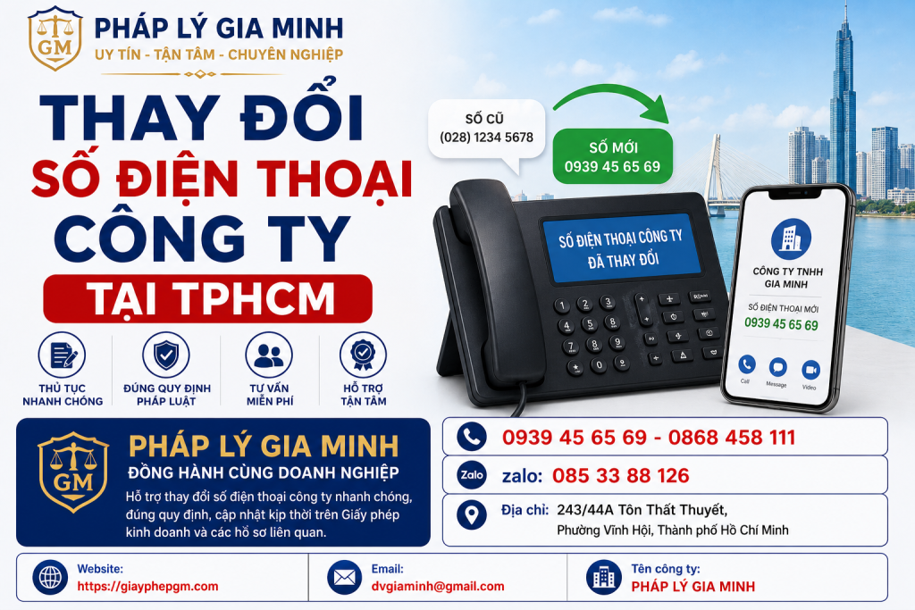Thay Đổi Số Điện Thoại Công Ty Tại TPHCM – Thủ Tục Cập Nhật Thông Tin Doanh Nghiệp 1 Thay Đổi Số Điện Thoại Công Ty Tại TPHCM