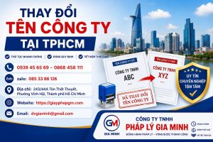 Thay Đổi Tên Công Ty Tại TPHCM