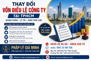 Thay Đổi Vốn Điều Lệ Công Ty Tại TPHCM