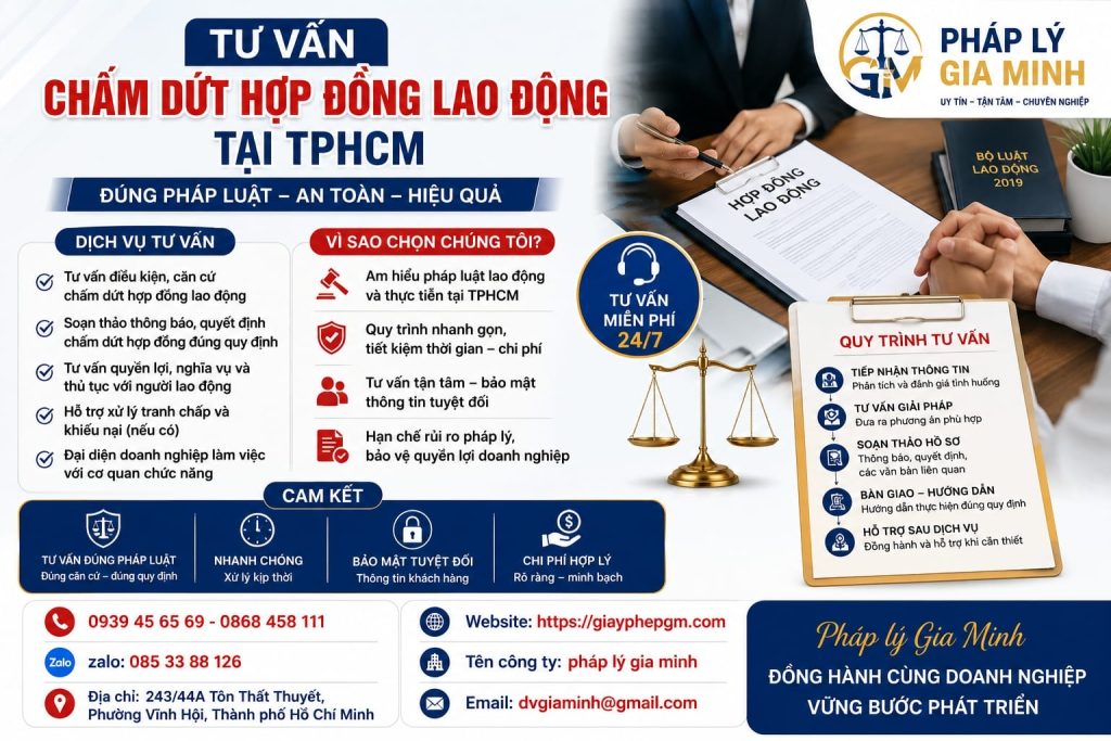 Tư Vấn Chấm Dứt Hợp Đồng Lao Động Tại TPHCM