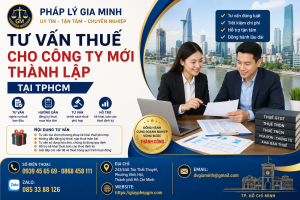 Tư Vấn Thuế Cho Công Ty Mới Thành Lập Tại TPHCM