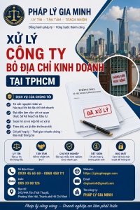 Xử Lý Công Ty Bỏ Địa Chỉ Kinh Doanh Tại TPHCM