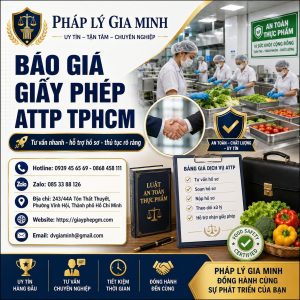 Báo giá giấy phép ATTP TPHCM