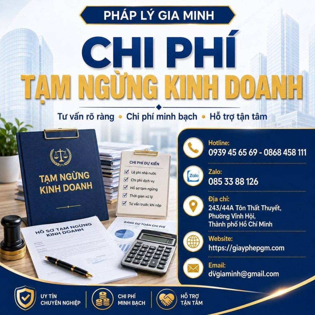 Chi phí tạm ngừng kinh doanh