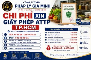 Chi phí xin giấy phép ATTP TPHCM