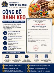 Công bố bánh kẹo