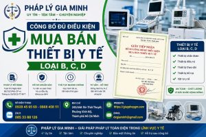 Công Bố Đủ Điều Kiện Mua Bán Thiết Bị Y Tế Loại B, C, D