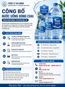 Công bố nước uống đóng chai