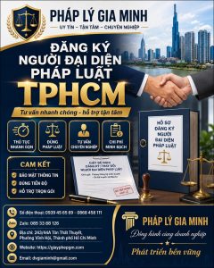 Đăng ký người đại diện pháp luật TPHCM