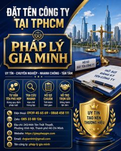 Đặt tên công ty tại TPHCM