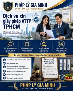 Dịch vụ xin giấy phép ATTP TPHCM