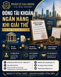 Đóng tài khoản ngân hàng khi giải thể