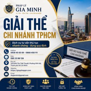 Giải thể chi nhánh TPHCM