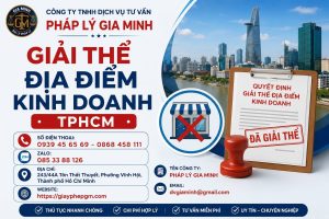Giải thể địa điểm kinh doanh TPHCM