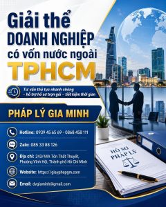 Giải thể doanh nghiệp có vốn nước ngoài TPHCM